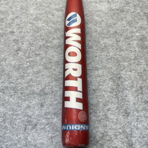 Worth EST WS23 Softball Bat Unisex 34in Red Graphic Scandium Alloy 15in Shell